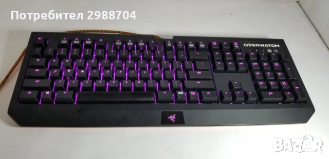 Геймърска клавиатура Razer Blackwidow chroma overwatch, снимка 5 - Клавиатури и мишки - 51685737