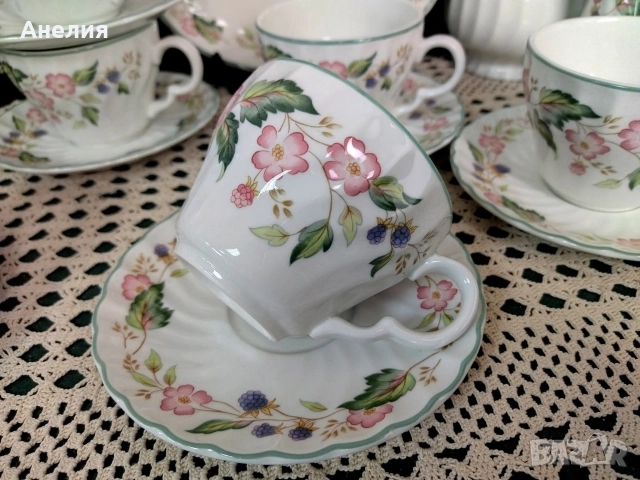 Англия Victorian rose , снимка 8 - Чаши - 52942745