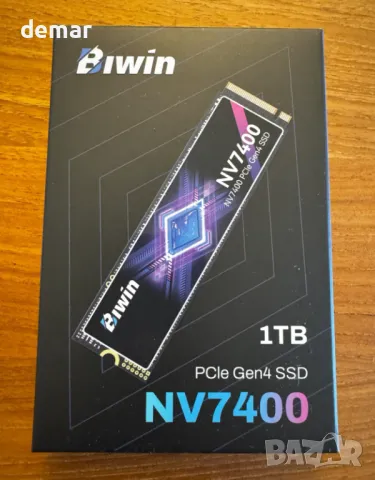 BIWIN Black Opal NV7400 1TB SSD, M.2 2280 NVMe PCIe Gen 4x4 с HMB & SLC кеш, скорост до 7450 MB/s, снимка 8 - Други - 48875549