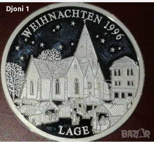Сребърен Weihnachtstaler 1996