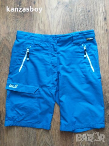 Jack Wolfskin W ACTIVE TRACK SHORTS - страхотни туризъм панталони КАТО НОВИ, снимка 3 - Къси панталони и бермуди - 32998203