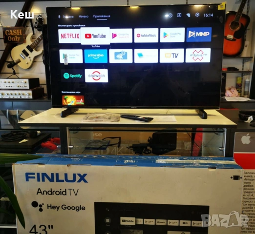 Смарт Телевизор Finlux 43-FFA-6230 (android TV), снимка 2 - Телевизори - 53248154