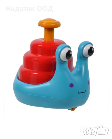  Детска Играчка, Press & Go, Охлюв, 12.5см