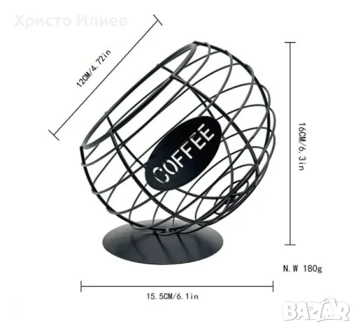 Поставка с капак за капсули за кафе Органайзер за Долче Густо Неспресо Лаваца, снимка 7 - Други стоки за дома - 47890360