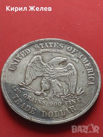 РЕПЛИКА КОПИЕ на Американския сребърен долар 1875г. УНИКАТ за КОЛЕКЦИОНЕРИ 41471, снимка 4 - Нумизматика и бонистика - 43193449