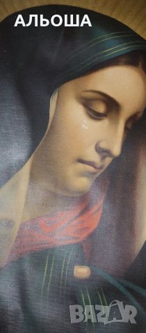 СТАРА КАРТИНА икона Mater Dolorosa "скръбна майка" от Карло Долчи, снимка 3 - Антикварни и старинни предмети - 37679927