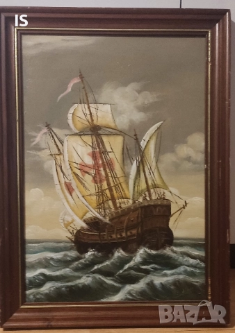 Картина "Каравела" - маслени бои на платно.