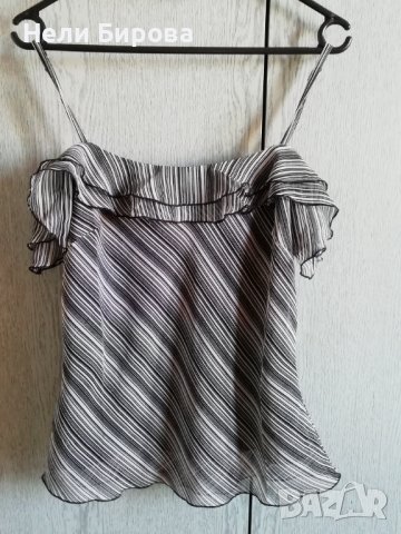 Елегантна блузка с презрамки, снимка 1 - Други - 36989283