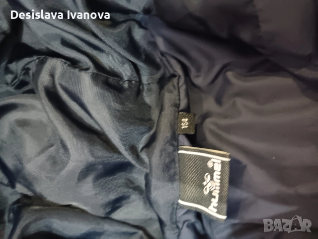 Продавам дамско тъмно синьо зимно яке с качулка , снимка 4 - Якета - 52903958