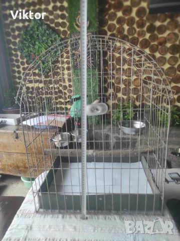 Клетка за папагал, снимка 3 - Папагали - 52348971