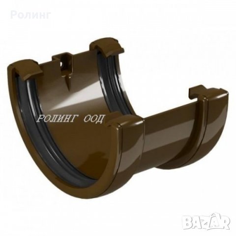 Улуци, водосточни тръби и части "Деворекс" кафяв цвят, снимка 6 - Други - 34587031