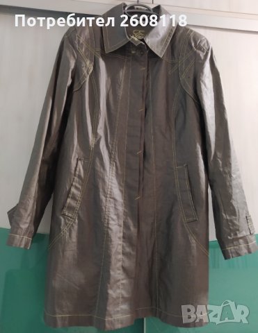 Оригинално манто Easy Comfort - №46 (XL). Промазана шлиферна материя, снимка 8 - Палта, манта - 32274147