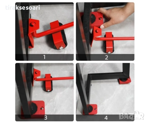 Комплект за повдигане и преместване на мебели до 200 кг, снимка 7 - Други инструменти - 53102151