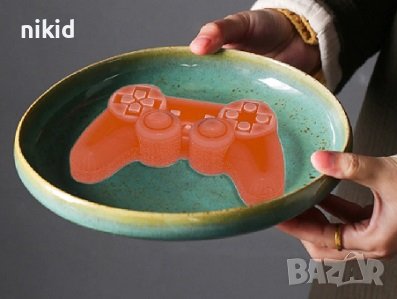 Геймърски Джойстик конзола Грамаден силиконов молд форма калъп шоколад гипс смола, снимка 5 - Форми - 37431649