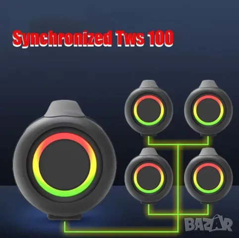 120W SODLK T300 Subwoofer Bluetooth Speakers Wireless TWS Interconection NFC HIFI 6D Stereo Surround, снимка 6 - Тонколони - 48251559