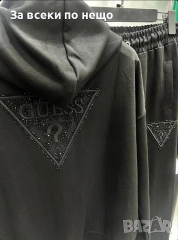 Guess Дамски Черен Спортен Комплект🔝Дамски Спортен Екип Гес Код S320, снимка 2 - Спортни екипи - 52428963