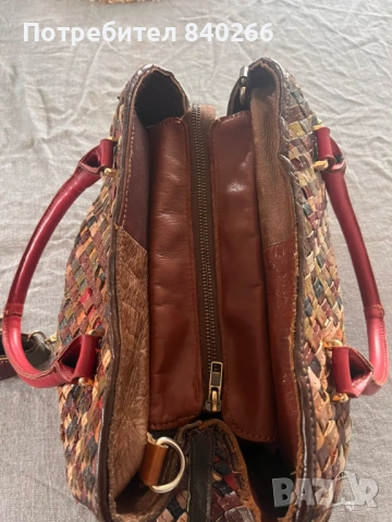 Чанта естествена кожа + подарък още една чанта , снимка 3 - Чанти - 53273144