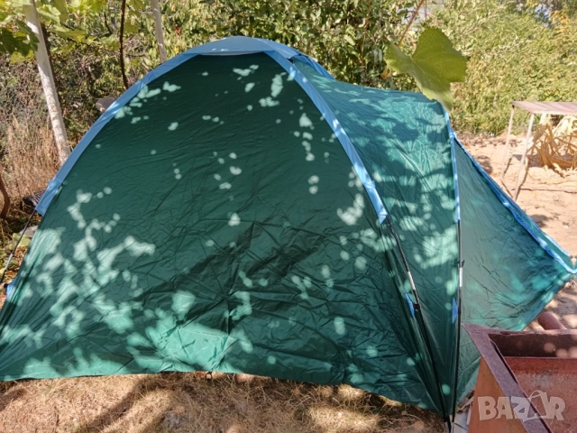 Двуслойна голяма палатка Фан камп , снимка 6 - Палатки - 51866244