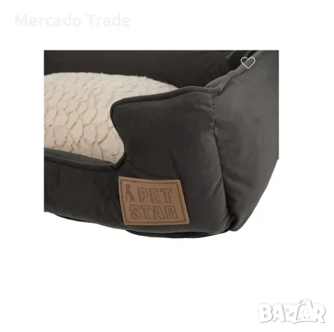 Легло за домашни любимци Mercado Trade, Правоъгълно, Сиво с бяло, снимка 3 - За кучета - 48489239