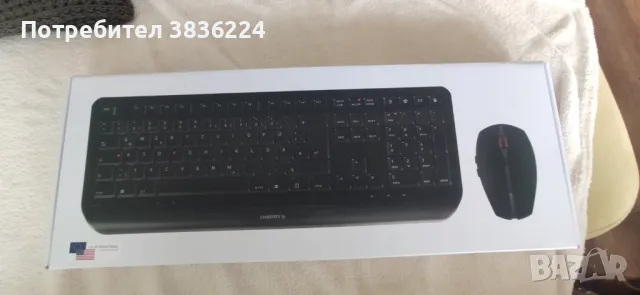 cherry gentix desktop мишка и клавиатура. Безкабелни, снимка 6 - Клавиатури и мишки - 49467117