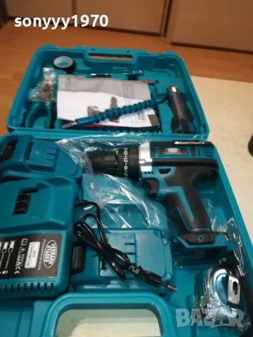 КУФАР С ВИНТОВЕРТ+ИНСТРУМЕНТИ LI-ION+LED 2703250818, снимка 3 - Винтоверти - 49657044