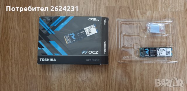 512GB OCZ Toshiba RD400 PCIe M.2 Solid State Drive SSD, снимка 2 - Части за лаптопи - 28570832