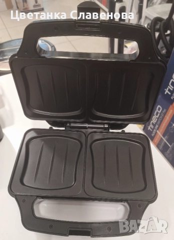  Тостер за сандвичи EMERIO ST-109562  Неръждаема стомана,900W, снимка 9 - Тостери - 52414205