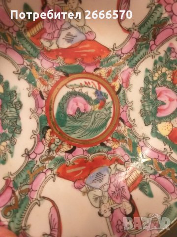 Китайска порцеланова чиния , китайски порцелан, снимка 11 - Антикварни и старинни предмети - 35031372