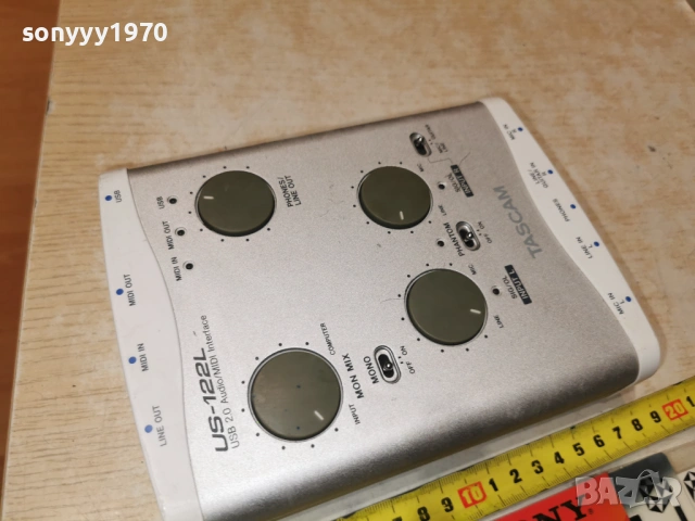 TASCAM US-122L CANADA 17012611920, снимка 15 - Ресийвъри, усилватели, смесителни пултове - 53134734
