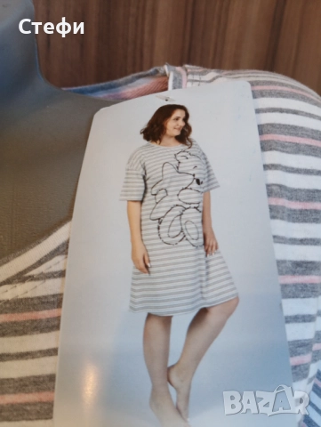 Дамска нощница 2XL едра серия, снимка 3 - Нощници - 51753067