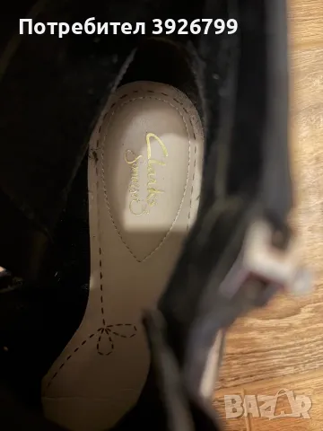 Кожени боти Clarks, снимка 4 - Дамски боти - 48428515