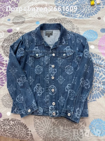 Детско дънково яке guess, снимка 2 - Детски якета и елеци - 50929974