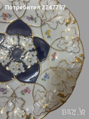 Фруктиера Meissen , снимка 3 - Антикварни и старинни предмети - 52771263