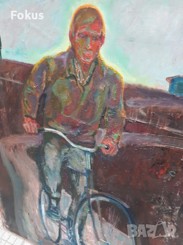 Огромна стара майсторска руска картина масло на платно, снимка 4 - Антикварни и старинни предмети - 53266846