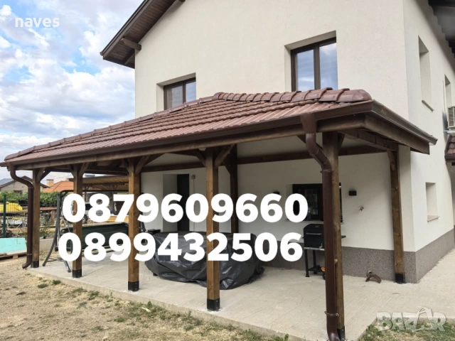  Изграждане на Дървени Навеси Дървени Къщи Навеси , снимка 18 - Ремонти на къщи - 42049141