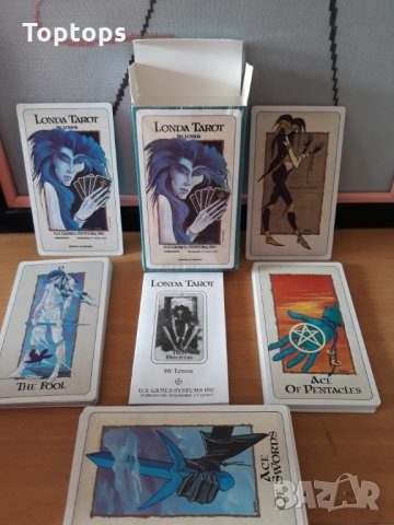 Londa Tarot - феноменална таро колода с 79 карти и хартиена книжка, 12см х 7см, снимка 5 - Други игри - 32863535