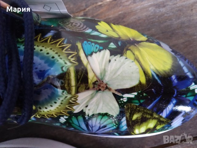 Дамски маратонки с пеперуди, снимка 3 - Маратонки - 32564090