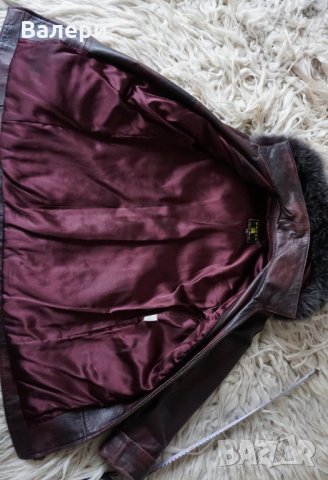 Дамско кожено манто-естествена кожа, снимка 6 - Палта, манта - 35401665