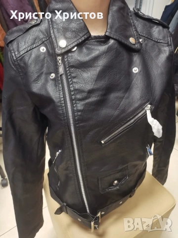 Дамско кожено яке ✔️ Размер BG 38 (S), снимка 3 - Якета - 53323211