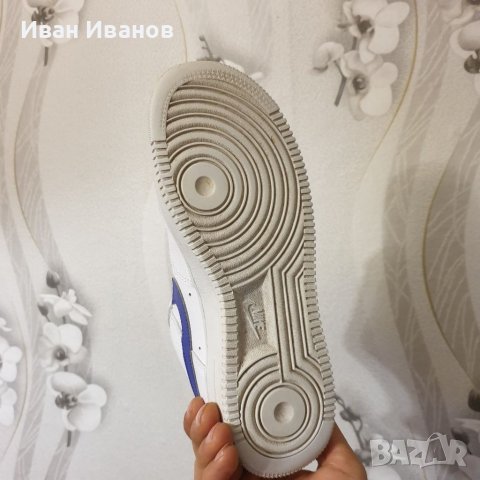 маратонки Nike Air FORCE 1 07 'White Purple' номер 37,5-38, снимка 12 - Маратонки - 39865499