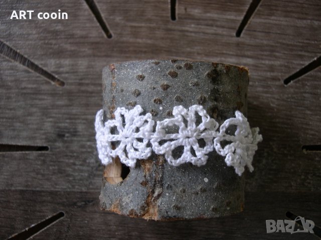 Гривна плетена на една кука -уникат модел 10, снимка 4 - Гривни - 29049838