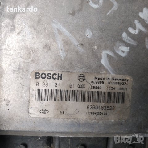 Компютър за RENAULT LAGUNA 1.9 DCI ECU 0281011101   8200095416