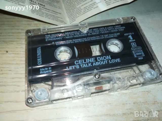 CELINE DION-ORIGINAL TAPE 0402251853, снимка 2 - Аудио касети - 48967726
