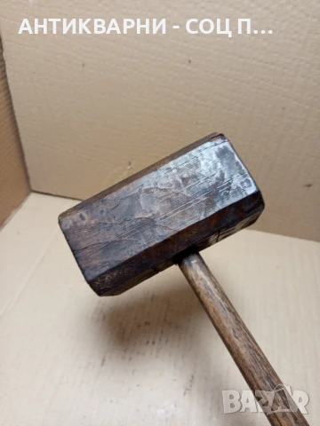 Соц Стар Ръчно Изработен Дървен Чук., снимка 9 - Антикварни и старинни предмети - 51370643