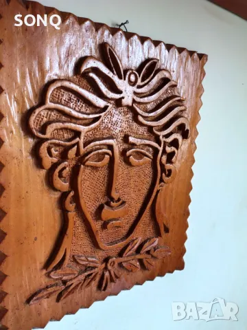 Красиво Дървено Пано Дърворезба, снимка 2 - Пана - 49903158
