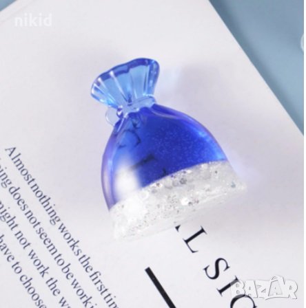 3d Чувалче чувал бонбон силиконов молд форма фондан шоколад гипс смола декор, снимка 3 - Форми - 33533214