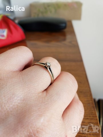 Sofia - Antwerpen пръстен с брилянт / диамант, снимка 8 - Пръстени - 40831575