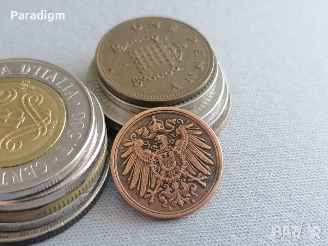 Райх монета - Германия - 1 пфениг | 1915г.; серия А, снимка 2 - Нумизматика и бонистика - 39154088