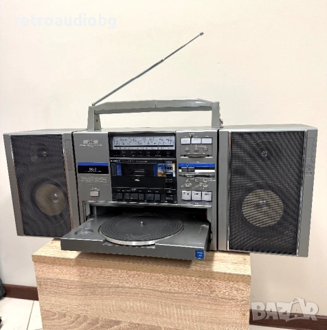 🔉Ретро радиокасетофон с грамофон JVC DC-7🔉