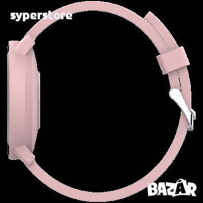 Смарт часовник CANYON CNS-SW63PP Lollypop Розов, Водоустойчив елегантен дизайн, снимка 4 - Смарт гривни - 36632499